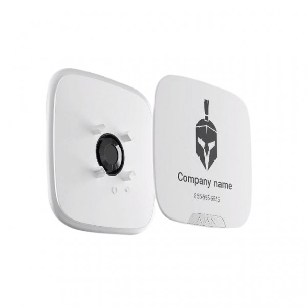 Εικόνα της Brandplate White for Street Siren Doubledeck AJAX 20380.63.WH1