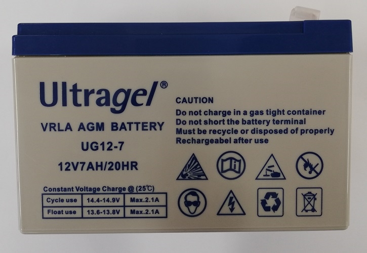 Εικόνα της Battery VRLA Lead Acid 12V-7.0Ah UltraGell
