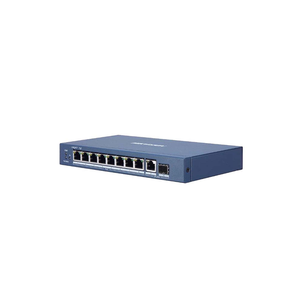 Εικόνα της DS-3E0510P-E 8-Port Gigabit Unmanaged PoE Switch Hikvision