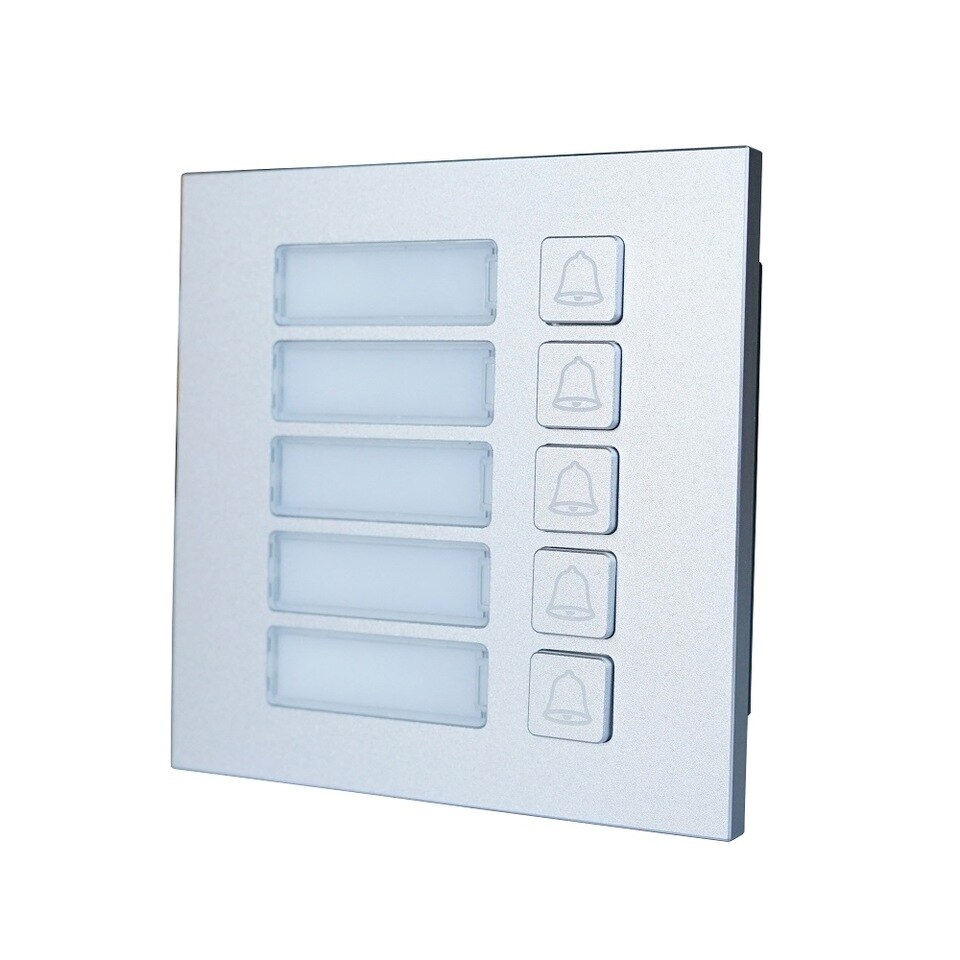 Εικόνα της VTO4202F-MB5  5-Button Module for Modular Outdoor Station Hybrid System for VTO4 Series Dahua