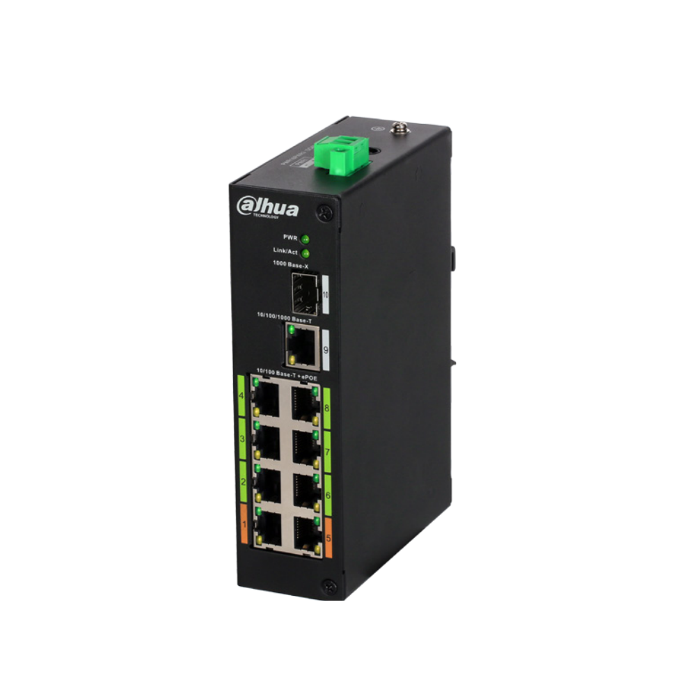 Εικόνα της LR2110-8ET-120  8 Port ePoE Switch Layer 2 ePoE Dahua