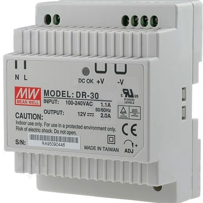 Εικόνα της DR-30-24 DR 24V/36W/1,5A DIN rail power supply units