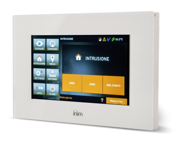 Εικόνα της ALIEN/GB  Touch Keypad White 7" for Alarm Panel Inim