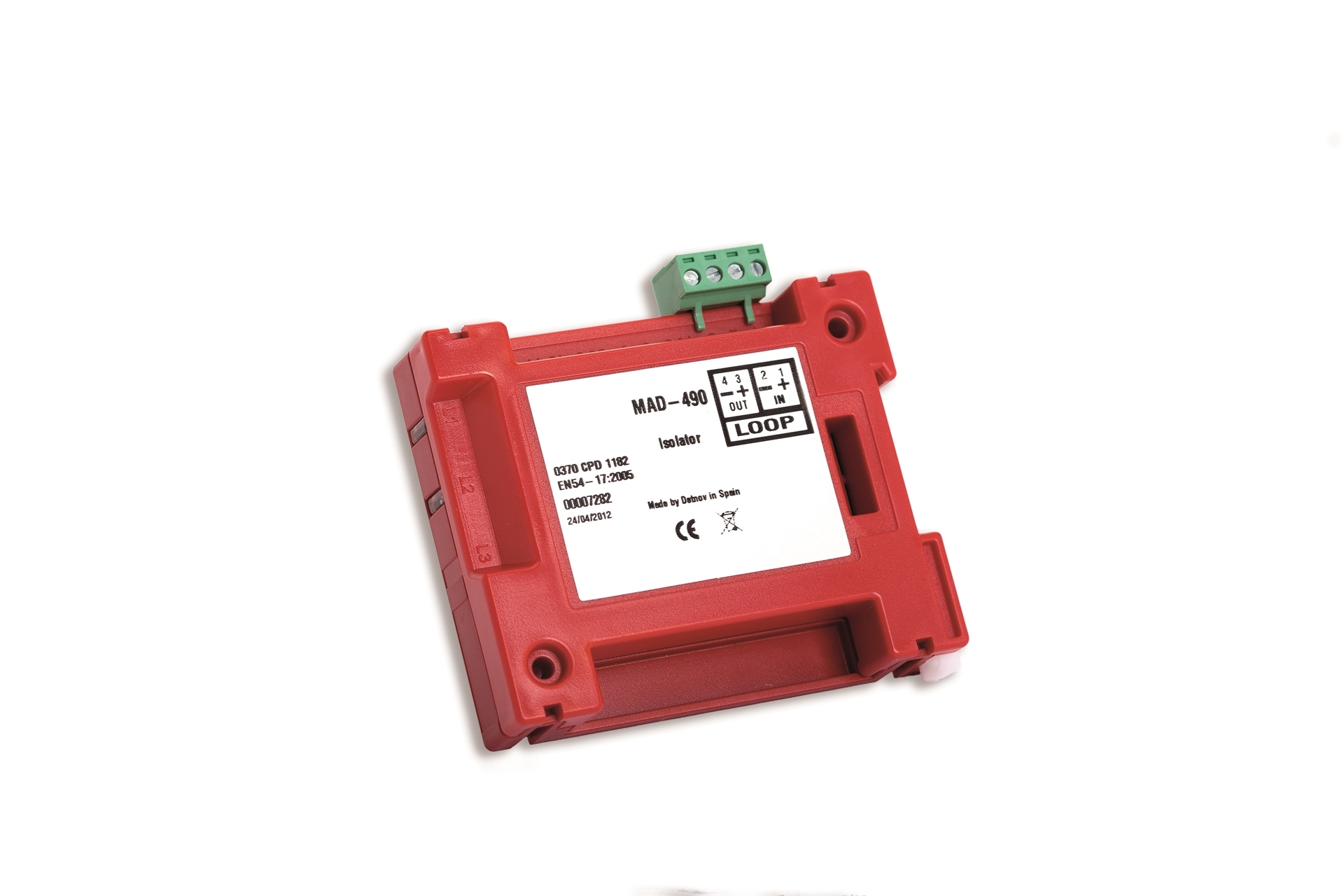 Εικόνα της MAD-490 Διευθυνσιοδοτούμενο Module Isolator Detnov
