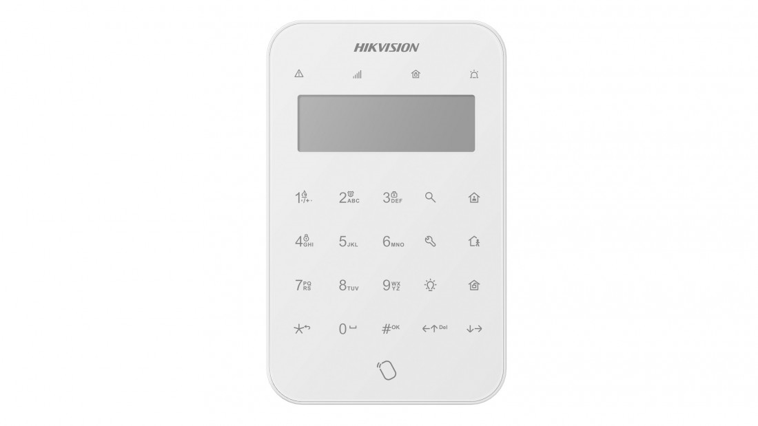 Εικόνα της DS-PK1-LT-WE Wireless LCD Keypad Ax Pro Hikvision
