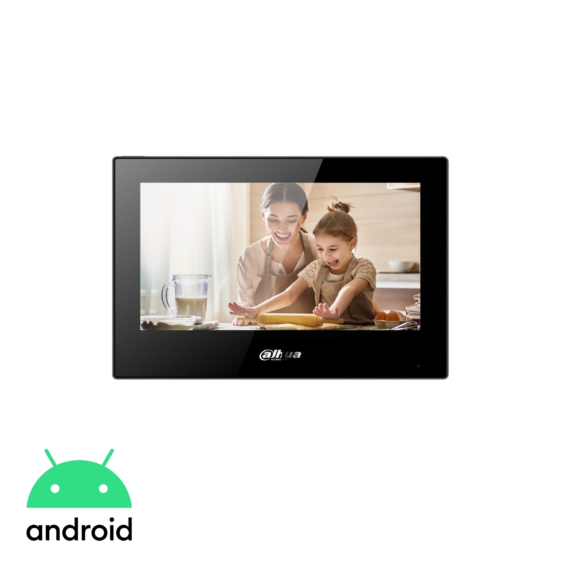 Εικόνα της VTH5321GB-W Android 7-inch Digital Indoor Black Monitor Dahua