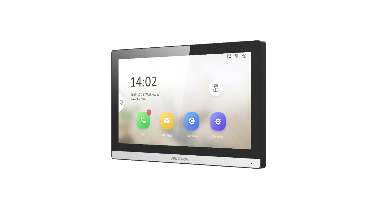 Εικόνα της DS-KH6350-WTE1 Video Intercom Indoor 7-Inch Touchscreen Black Hikvision