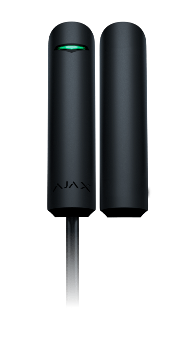 Εικόνα της Door Protect Plus Fibra Black Wired Opening Sensor AJAX
