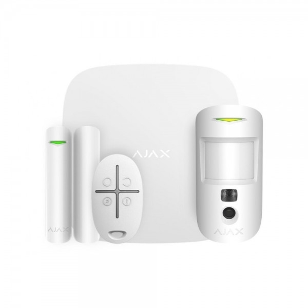 Εικόνα της Starterkit Cam White Plug Type G AJAX 35294.58.Wh1