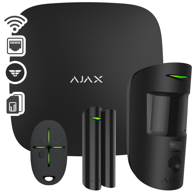 Εικόνα της Starterkit Cam Plus Black Plug Type G AJAX 35296.66.Bl1